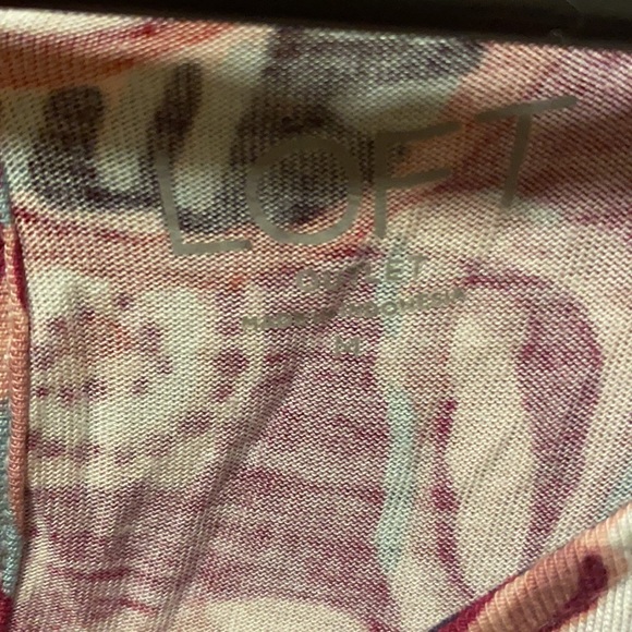 Loft Maroon-printed Blouse - Picture 3 of 5